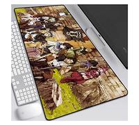 IGIRC Trèfle Noir Tapis De Souris Anime Speed Gaming |Tapis De Souris XXL | 900 X 400Mm Grand Format |Base De 3 Mm D'Épaisseur | Précision Et Vitesse Parfaites, B