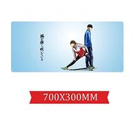 IGIRC Vent Fort Souffle Tapis De Jeu De Vitesse |Tapis De Souris XXL | 700 X 300Mm Grand Format |Base De 2Mm D'Épaisseur | Précision Et Vitesse Parfaites, E