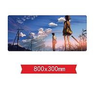 IGIRC Votre Tapis De Souris De Jeu De Vitesse De Nom | Tapis De Souris XXL | 800 X 300Mm Grand Format |Base De 3 Mm D'Épaisseur | Précision Et Vitesseparfaites, M