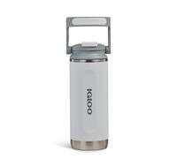 IGLOO Bouteille Thermique Tumbler 12, Bouteille en Acier Inoxydable, Blanche, Étanche, 0,35 L