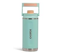 IGLOO Chug 36 - bouteille d'eau isolée, gourde, bouteille en acier inoxydable, verte, 1 litre, garde au froid jusqu'à 48 heures