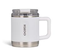IGLOO Coffee Mug - Mug isotherme en acier inoxydable 430 ml, étanche et double paroi. Parfait pour bureau, voyage et extérieur, maintient boissons chaudes ou froides