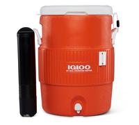 IGLOO Conteneur de boissons 10, jerrican, -37,9 litres - distributeur d'eau avec porte-gobelet, distributeur de gobelets pour le sport, le travail et les loisirs
