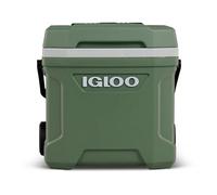 Igloo Ecocool Latitude 16 Roller - Glacière Passive à roulettes 15L - Froid Longue durée - Réfrigérateur Portable pour la Plage et Pique-niques - Vert
