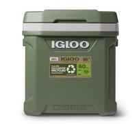 Igloo Ecocool Latitude 60 Roller - Glacière Passive à roulettes 56L - Froid Longue durée - Réfrigérateur Portable pour la Plage et Pique-niques - Vert