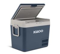 Igloo Glacière électrique portable ICF40 38 L Bleu, -18°C à +20°C, 12V/24V/230V, compresseur, poignées ergonomiques, éclairage LED, pour camping et voyages