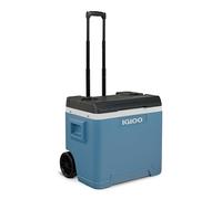 IGLOO IP42 Roller Glacière Passive 42L - Boîte Isotherme Bleu Glacier avec roulettes et Poignée Télescopique pour Camping et Loisirs
