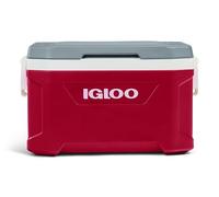 Igloo Latitude 52 - Glacière Passive 49L - Froid Longue durée - Réfrigérateur Portable pour la Plage, Les Pique-niques, Le Camping, Le Parc - Rouge