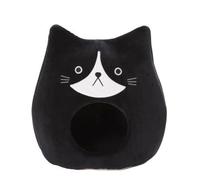 Igloo niche pour chien modèle noir pour chiens et chats Ferribiella