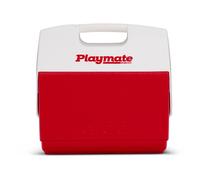 Igloo Playmate Elite - Glacière Passive 15L - Froid Longue durée - Mini Réfrigérateur Portable pour Le Sport, la Plage, Les Pique-niques - Rouge/Blanc