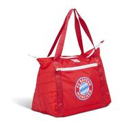 IGLOO Sac de courses pliable 14 l - FC Bayern Munich - Article sous licence - Sac de transport rouge avec logo du club - Léger et compact
