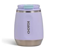 IGLOO Thermos Wine 10, gobelet en acier inoxydable, gobelet à vin, violet, 0,3 L, isolé, étanche