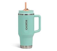 IGLOO Travel Mug 32 - gobelet de voyage isolé, gobelet en acier inoxydable, vert, 0,95 L pour le camping, la voiture, le bateau et les loisirs