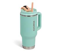IGLOO TRAVEL MUG 32 gobelet isotherme 900ml inox avec paille - tasse étanche compatible boissons gazeuses, sans BPA - garde les boissons 12h chaudes & 48h froides, idéale en déplacement