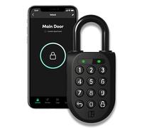 Igloohome Cadenas intelligent 2 (SP2), génère un accès depuis n'importe où, pas besoin de Wi-Fi, compatible avec iPhone et Android - Résistant aux intempéries, étanche et batterie rechargeable