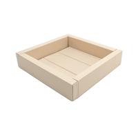 IGLU Soft Play Ball Pit en Mousse pour Enfant (Beige) | Mousse Firm Step | Cuir Végan | Certifié CE | Structure Rigide et Stable | Facile à Nettoyer