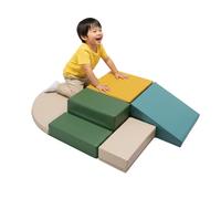 IGLU Soft Play Corner Climber Aire d'escalade (Pastel Sea)