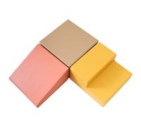 IGLU Soft Play Lot de 3 Bloc Mousse motricité bébé de Souples géants en Mousse (Pastel Autumn)