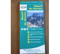 Ign 75 000 Touristische Wanderkarte 01 Massif Du Vercors