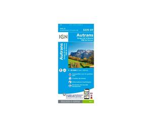 IGN - Autrans - Gorges De La Bourne - Carte topographique - Taille unique