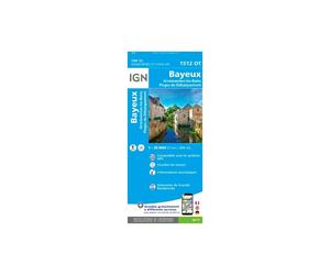 IGN - Bayeux / Arromanches-Les-Bains / Plages Du Débarquement - Carte topographique - Taille unique
