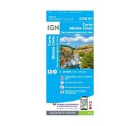 Cap Diffusion Top 25 - Corte/Monte Cinto/PNR de Corse Bleu - Cartes topographiques