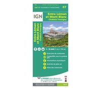 IGN - Entre Léman Et Mont-Blanc - Carte topographique - Taille unique