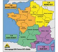 IGN Karte GPS Globe 1/4, Südost-Frankreich 1/25000.