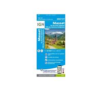 IGN - La Bastide De Serou / Massat.Pic Des Trois Seigneurs.Pnr Des Pyrénées-Ariégeoises - Carte topographique - Taille unique
