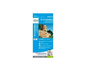 IGN - Le Lavandou / Pn De Port Cros / Corniche Des Maures - Carte topographique - Taille unique