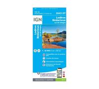 IGN - Lodève / Bédarieux-Lac De Salagou - Carte topographique - Taille unique