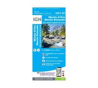 Carte IGN Monte d'Oro Monte Rotondo 4251OT Bleu TU