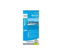 IGN Carte topographique 0615ET Morlaix Plestin-les-Grèves Carantec Taille unique