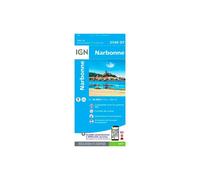 IGN Carte de randonnée TOP 25 n° 2546 OT - Narbonne – 1:25 000