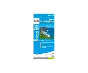 IGN - Nord - Grande Terre - Carte topographique - Taille unique