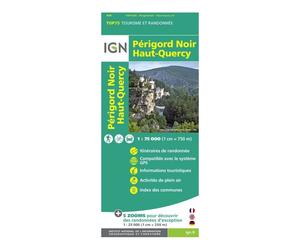 IGN - Périgord Noir / Haut Quercy - Carte topographique - Taille unique
