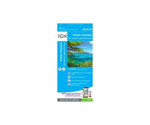IGN - Porto-Vecchio.Pnr De Corse - Carte topographique - Taille unique