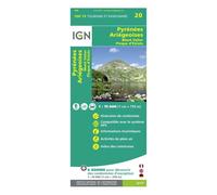 IGN - Pyrénées-Ariégeoises / Mont-Valier / Pic-D'Estats - Carte topographique - Taille unique