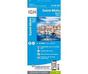 IGN - Saint-Malo / Dinard / Dinan - Carte topographique - Taille unique