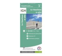 IGN – Carte cycliste Vaucluse à vélo – Carte topographique – Taille unique