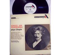 IGNACE JAN PADEREWSKI - 45vinyl IGNACE JAN PADEREWSKI PLAYS CHOPIN (12" NM LP/33 rpm)
