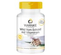 Igname Sauvage - Extrait - 250 gélules- Végétarien - 20% de diosgénine, vitamine C et E bêta-carotine, zinc et sélénium | Warnke Vitalstoffe - Qualité des pharmacies allemandes