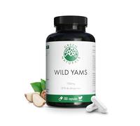 Igname Sauvage (Wild Yams) - 1100 mg par Jour - 180 Capsules Véganes - Production Allemande - 100% Naturel et Sans Additifs - Green Naturals®