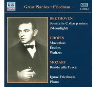 Ignaz Friedman – Complete Recordings, Vol. 1 : Œuvres pour piano de Chopin et Hummel – NAXOS