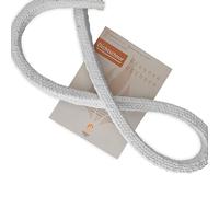 Ignifuge 123 - Cordon d'étanchéité rectangulaire - 10 x 10 mm x 1 m - Pour poêle de cheminée, résistant à la chaleur jusqu'à 800 °C - Fibre céramique - Joint pour cheminées et poêles - Indéchirable