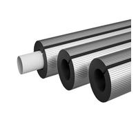 Ignifuger Isolation Tuyau ID 6 9 13 16 20 22 27 34 43.0 48 60 76 89 110 mm Tuyaux Isolant en Mousse feuille d'aluminium Auto-adhésif Antigel pour Tube d'eau Chaude Et Froide(ID27mmxT20mm)