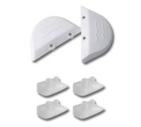 Igniport Lot de 4 patins à ailettes de rechange pour Hayward pour NAVIGATOR AXV417WHP, 4 pièces en plastique pour aspirateur de piscine