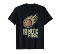 Ignite the Fire Basketball Flame Graphique de motivation pour le sport T-Shirt