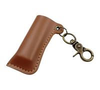 Ignition Key Holder - PU Leather 3.07Inch, Leather Key Case, Keychain Pendant | Retro Protective Keys Sleeve For Men, Women, Travel, Car, Home, Accessories