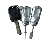 Ignition Lock Cylinder Compatible avec Vw pour Golf Iv Mk4 1996-2006 pour Fox 5z1 2005-2014 Kit de cylindre de serrure de barillet de porte de voiture comprend 2 clés 604837167
